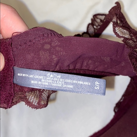 AERIE MAROON BRALETTE SIZE SMALL - Picture 3 of 5